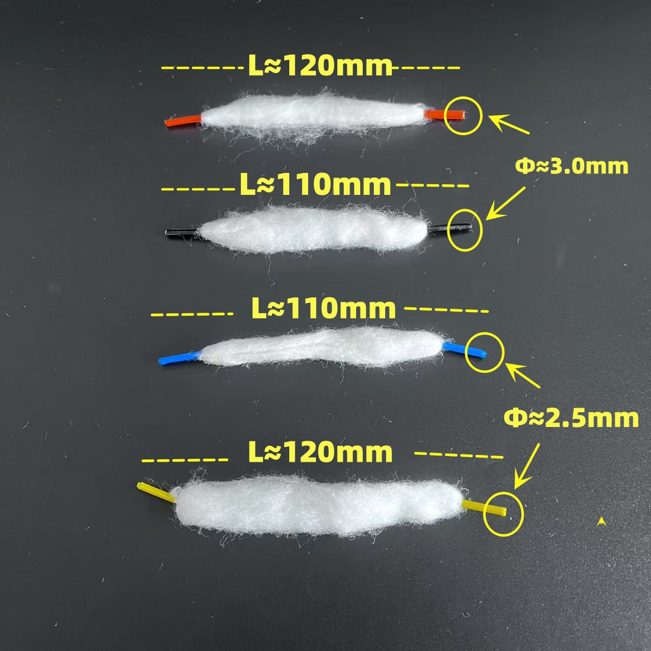 3.0/2.5mm Plastic Head Organic - Cotton Wick Organic 评论和价格