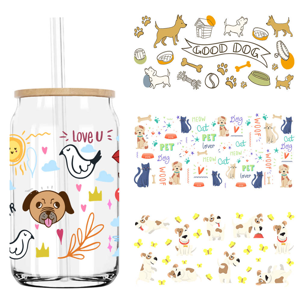 Cute Dog Treat Pet Life UV DTF - Rdta Tank Glass 评论和价格